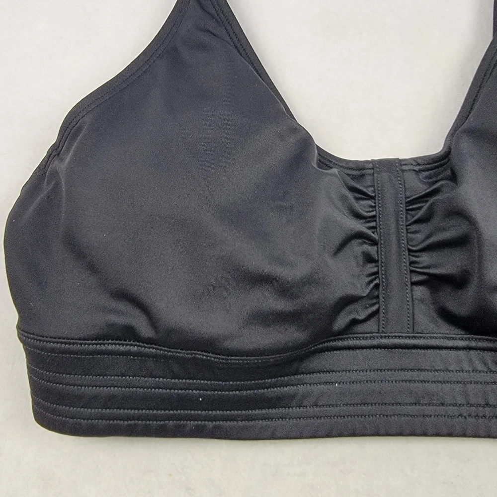Athleta hidden undirewire black sportsbra / swim top